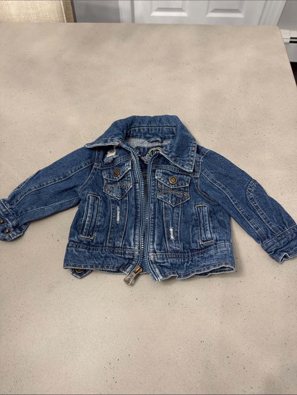 Urban Republic Kids Dark Blue Denim Jacket with Zip